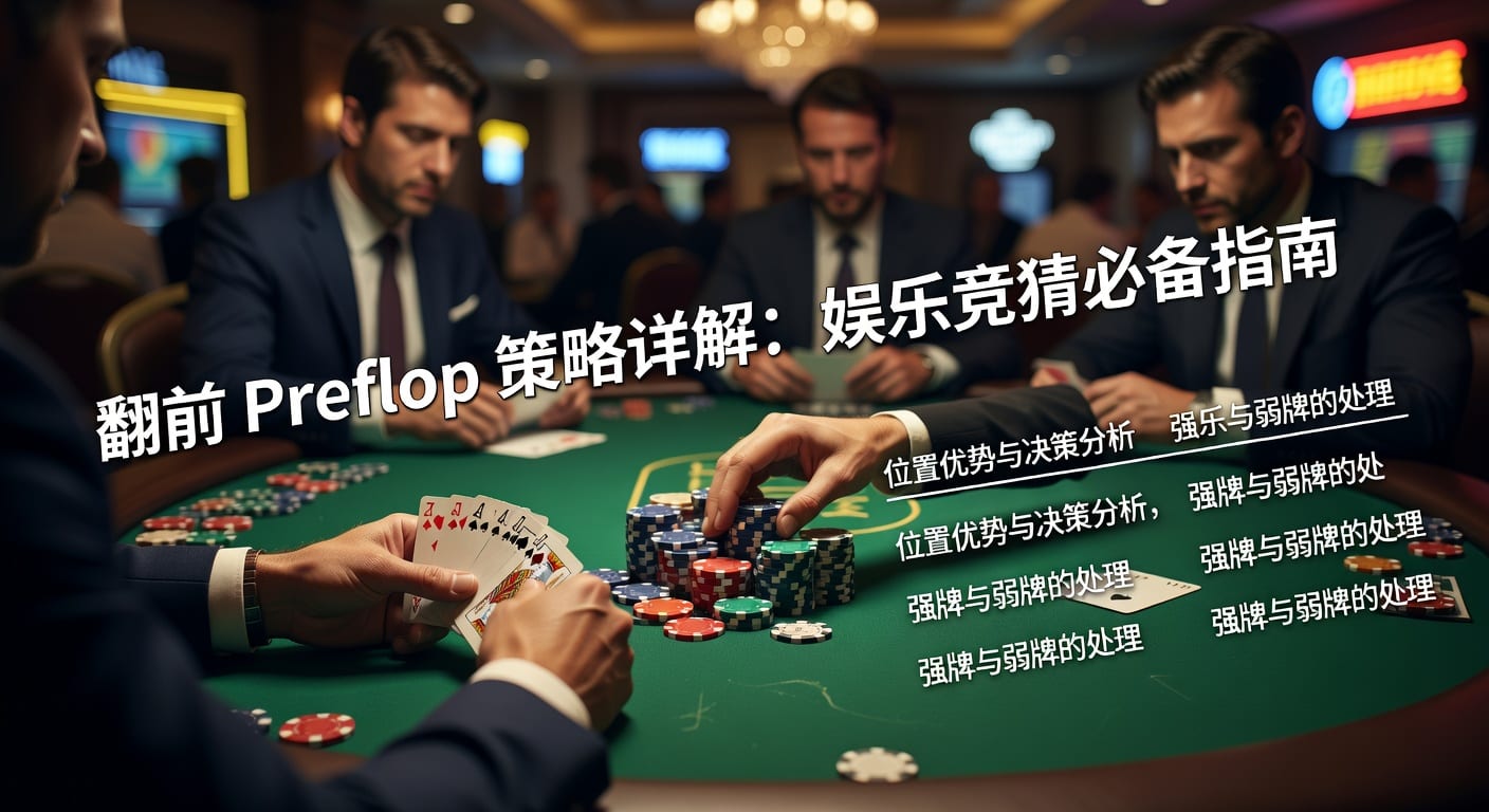 翻前 preflop：开局决策与实战框架