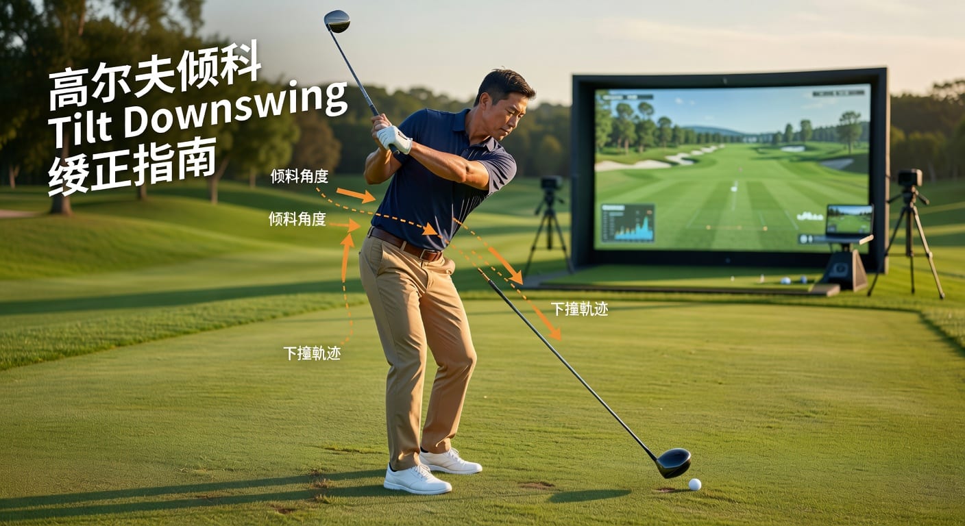 倾斜 tilt downswing 下杆倾斜解析